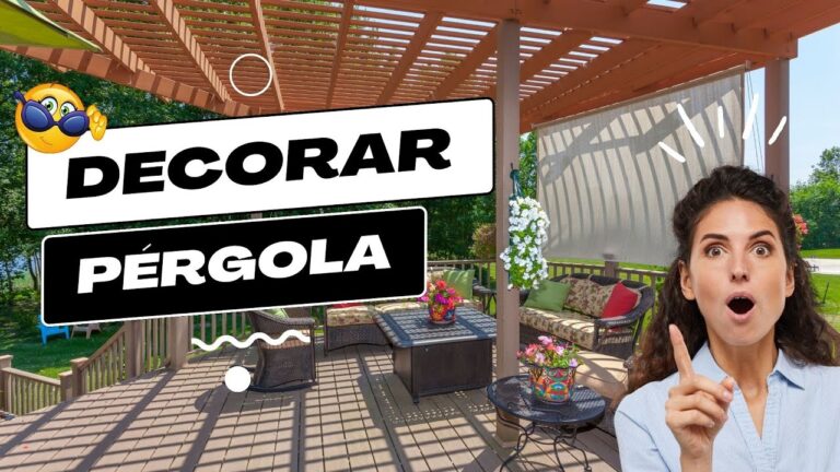 Transforma tu jardín con una pérgola elegante