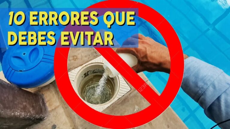 Errores Comunes en el Mantenimiento Semanal de Piscinas