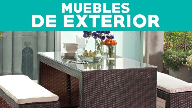 Estilo y Funcionalidad en Muebles de Exterior
